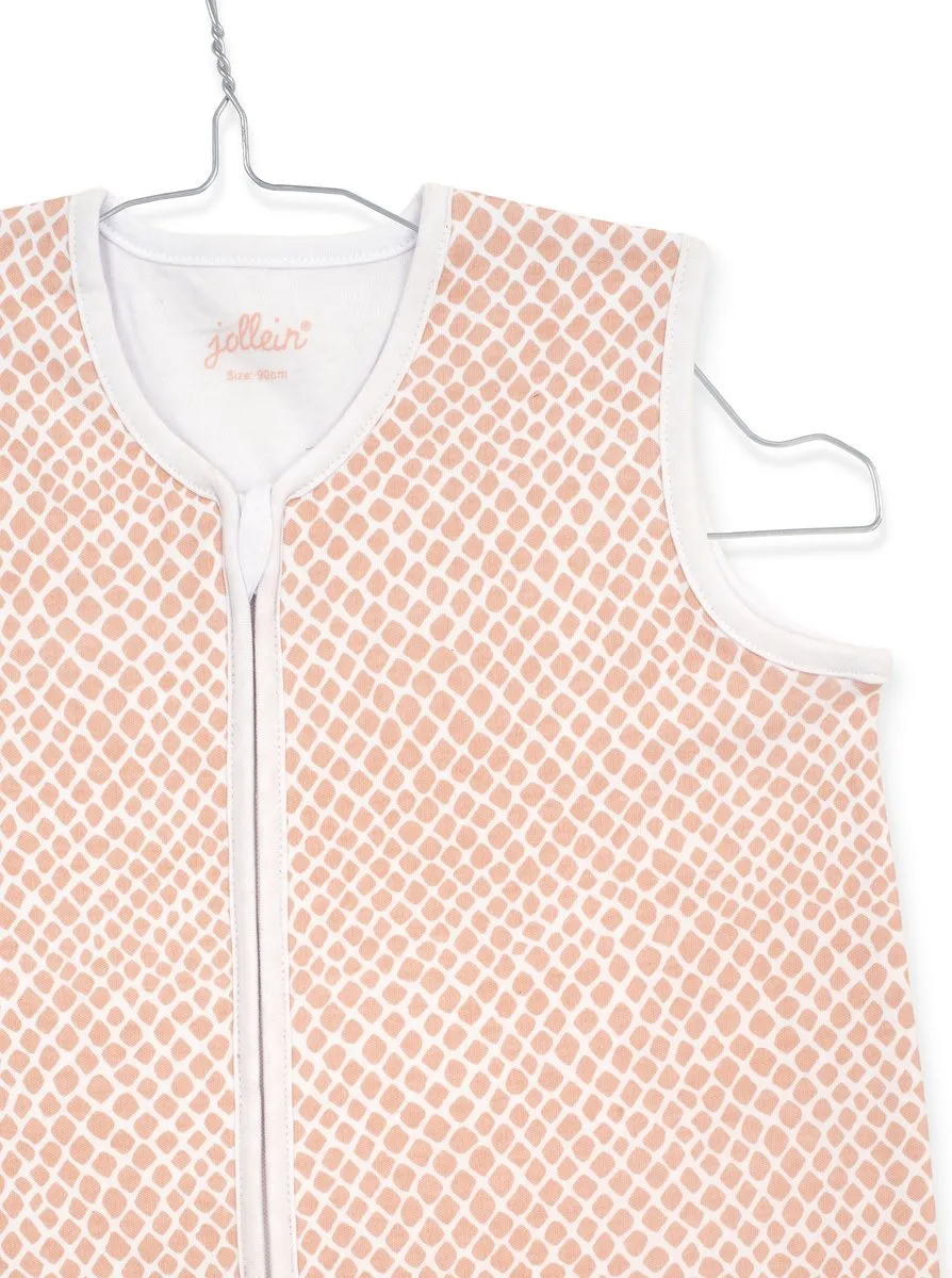 Jollein Zomerslaapzak Baby Jersey 70cm Snake - Pale Pink