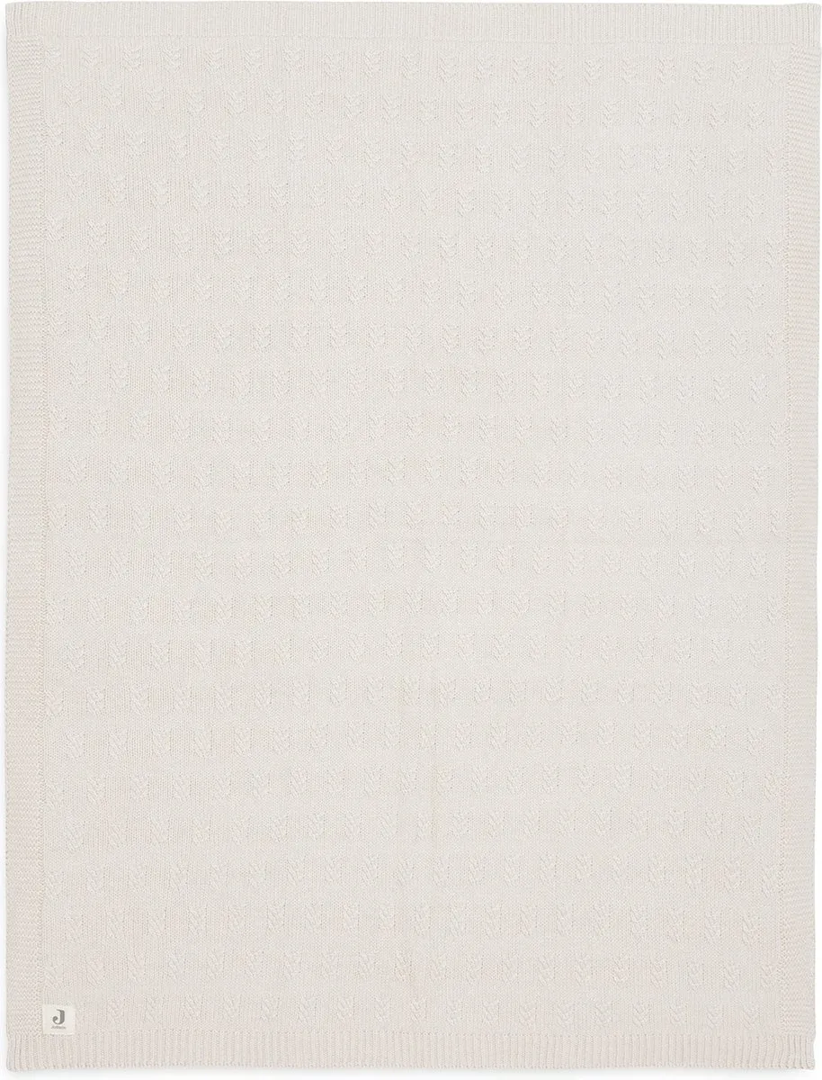 Jollein Deken Ledikant 100x150cm Grain Knit Oatmeal