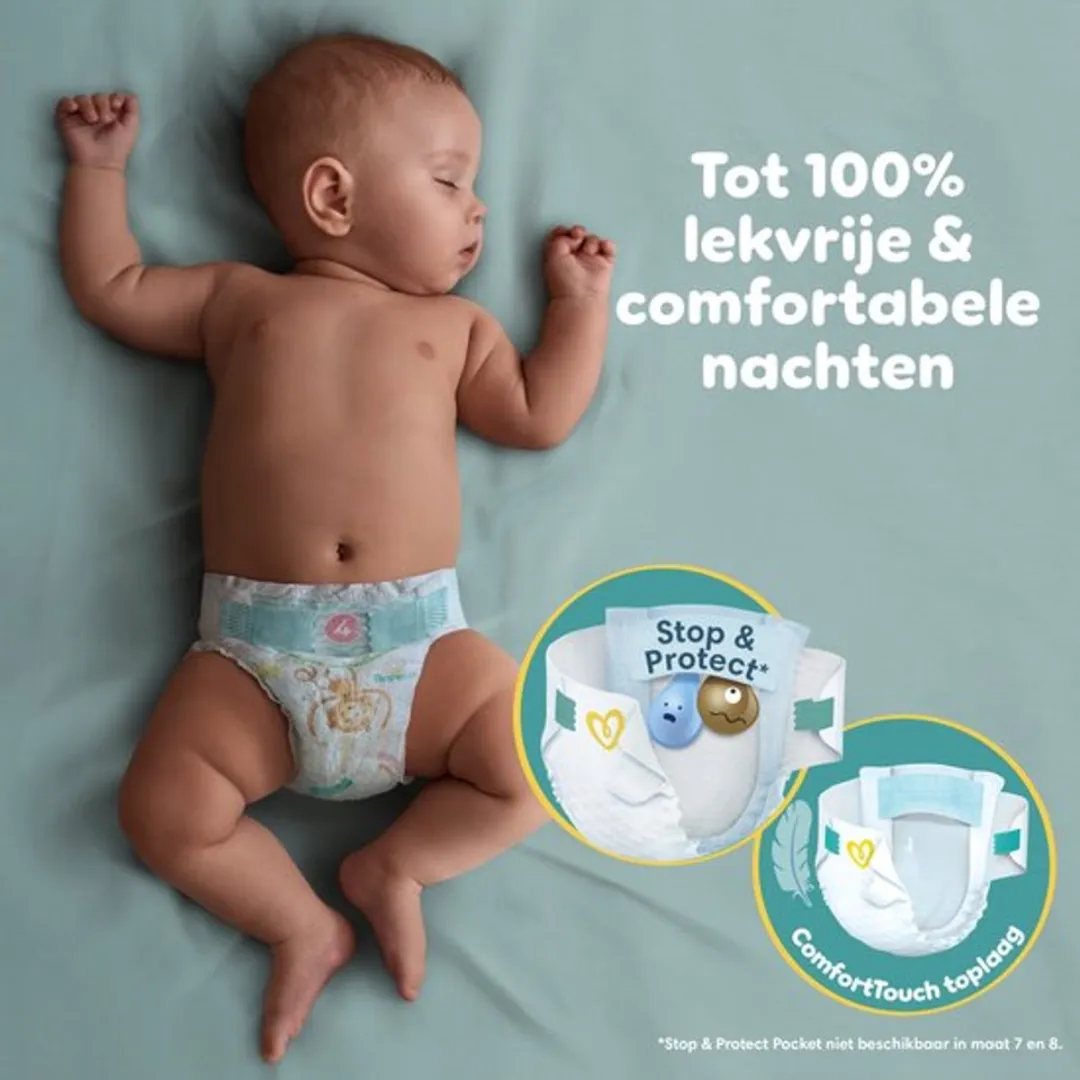 Pampers Baby-Dry Maat 8 Luiers - 38 Stuks