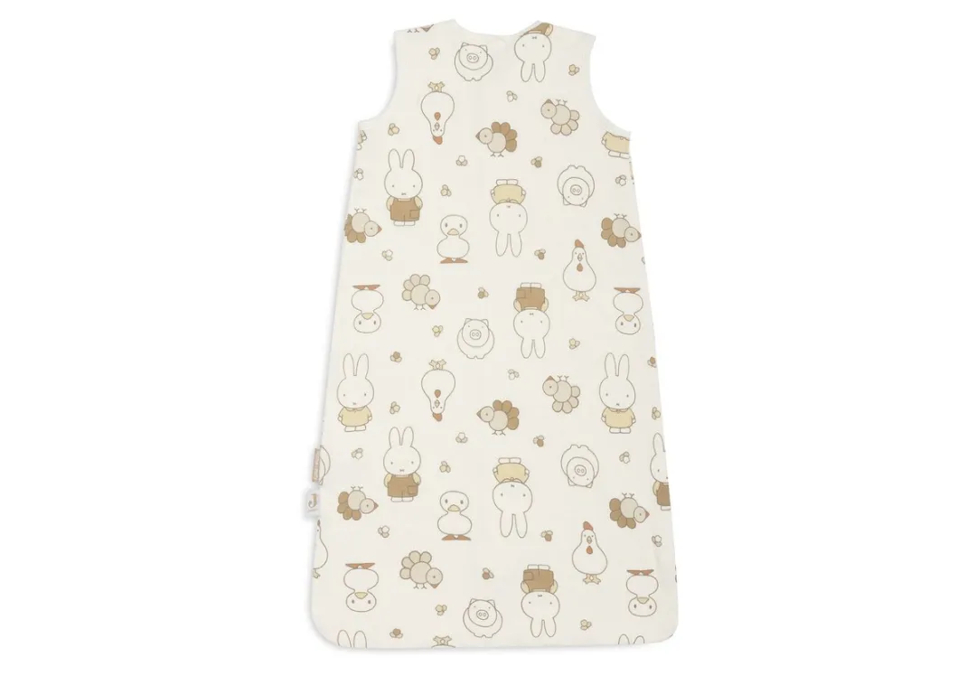 Jollein Slaapzak Baby Mouwloos 110cm - Jersey - Miffy Family Farm