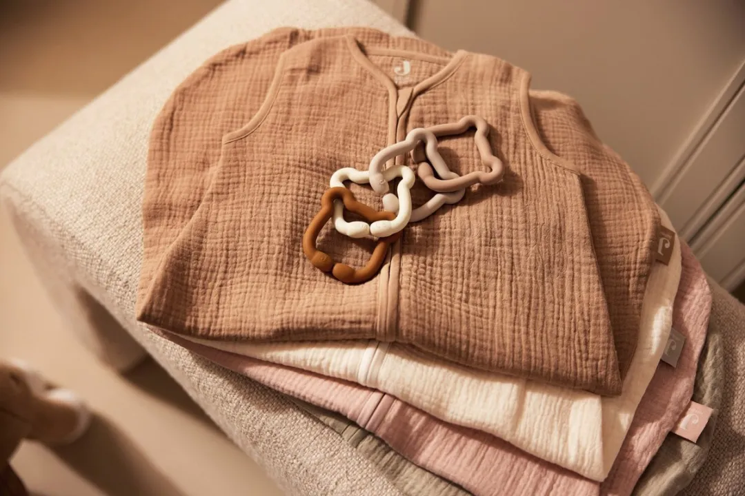 Jollein Newborn Hydrofiel Slaapzak 60cm - Biscuit - afbeelding 6 van 6