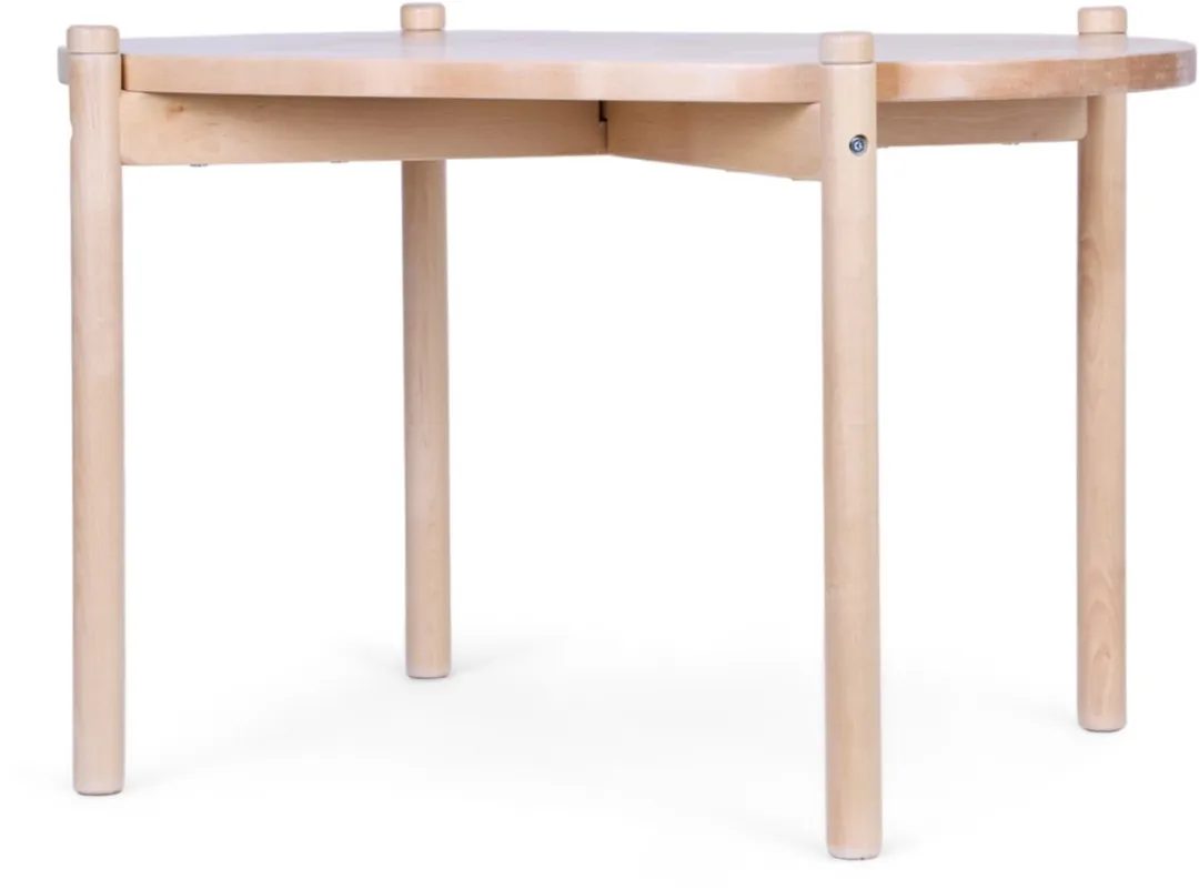 Childhome Linnen Wieg 80x46x80cm Beige - 3-in-1 Wieg/Kindertafel/Opbergdoos