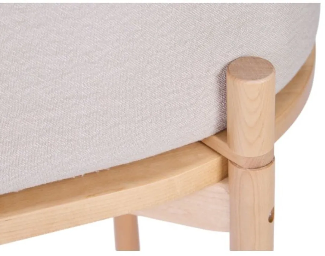 Childhome Linnen Wieg 80x46x80cm Beige - 3-in-1 Wieg/Kindertafel/Opbergdoos
