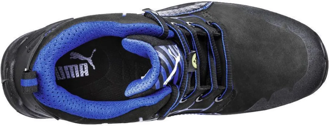 PUMA Safety Krypton Mid S3 ESD 634200 - Zwart/Blauw - afbeelding 6 van 6