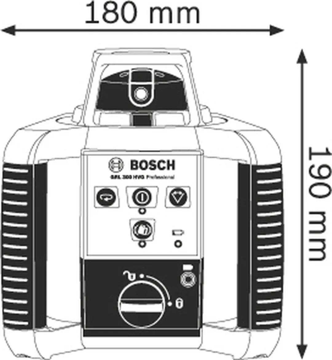 Bosch Professional GRL 300 HVG Rotatielaser Set - Blauw/Zilver