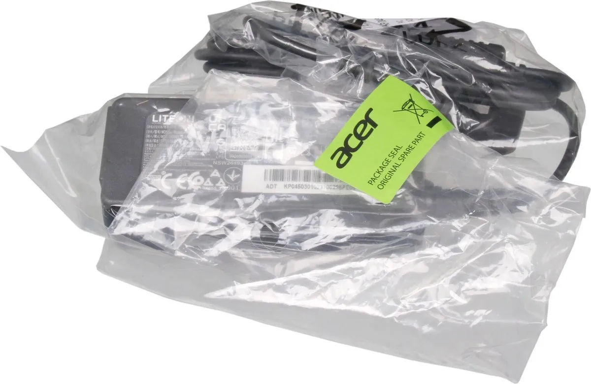 Acer KP.04501.002 Oplader 45W - Zwart