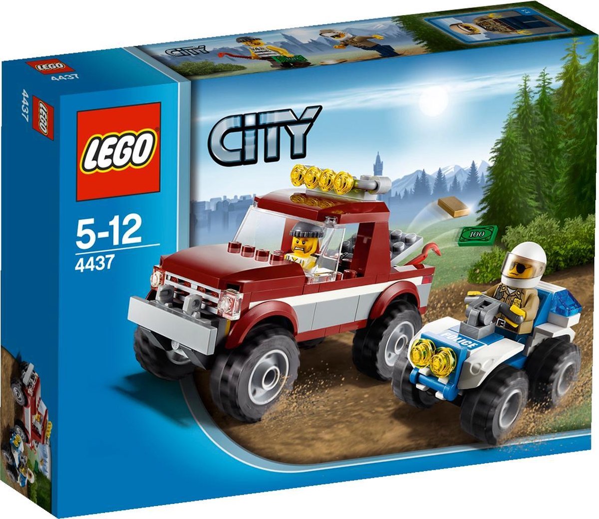 LEGO City Politieachtervolging - 4437