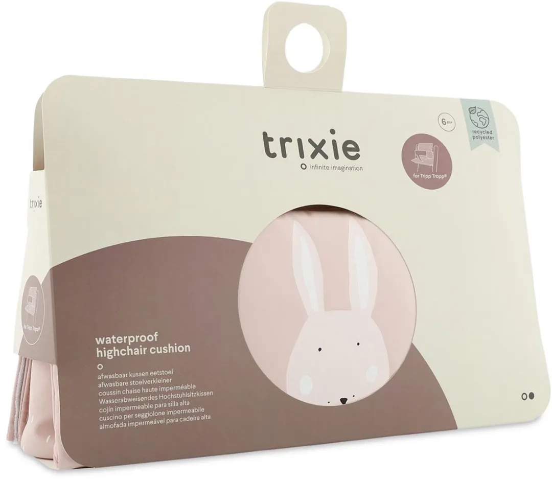 Trixie Waterdicht Kinderstoelkussen Mevrouw Konijn - Multi