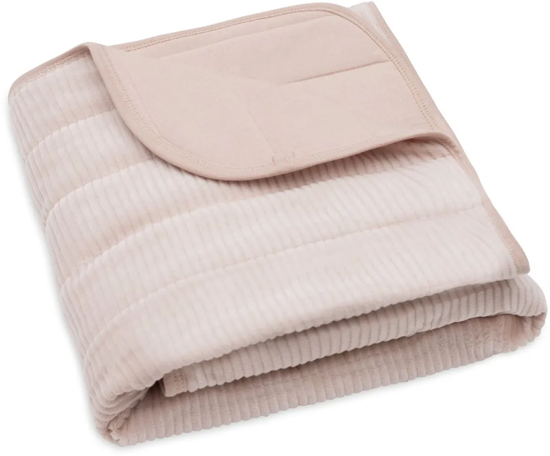 Jollein Baby Deken Wieg Velvet Rib Wild Rose 75x100cm