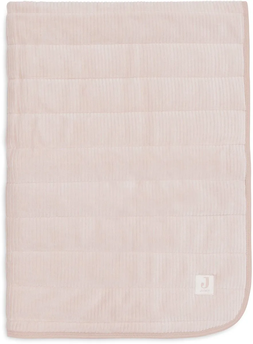 Jollein Baby Deken Wieg Velvet Rib Wild Rose 75x100cm