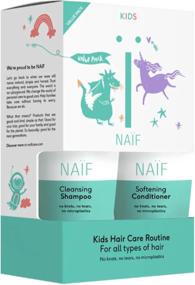 Naïf Voedende Shampoo & Conditioner Kids 2x100ml