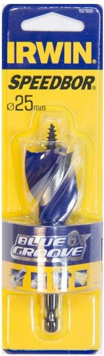 Irwin Blue Groove 6X 25mm x 4