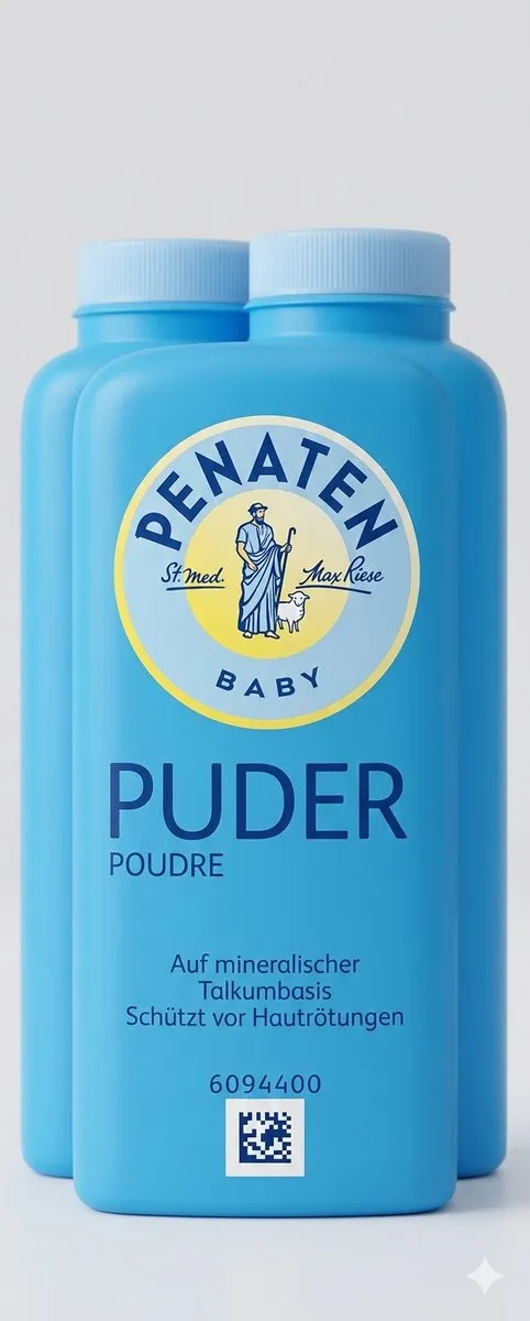 Penaten Baby Natural Poeder met Aloë Vera 2x100g