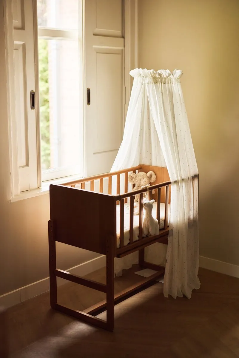 Jollein Baby Klamboe 155cm Leafs - Ivory