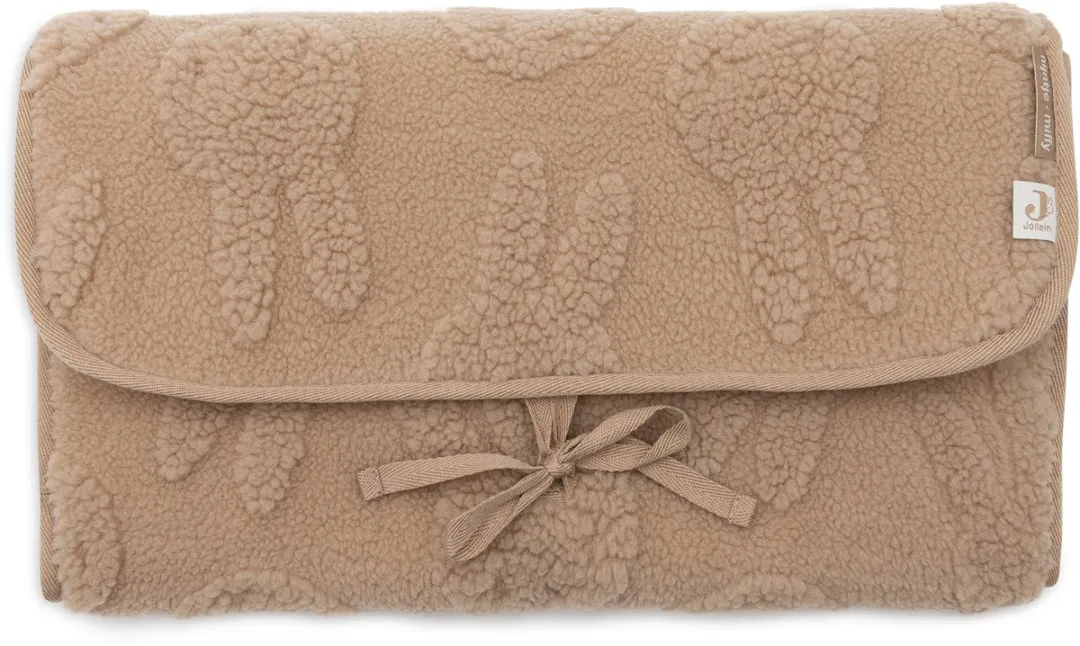 Jollein Verschoonmatjes Miffy Jacquard Teddy Biscuit