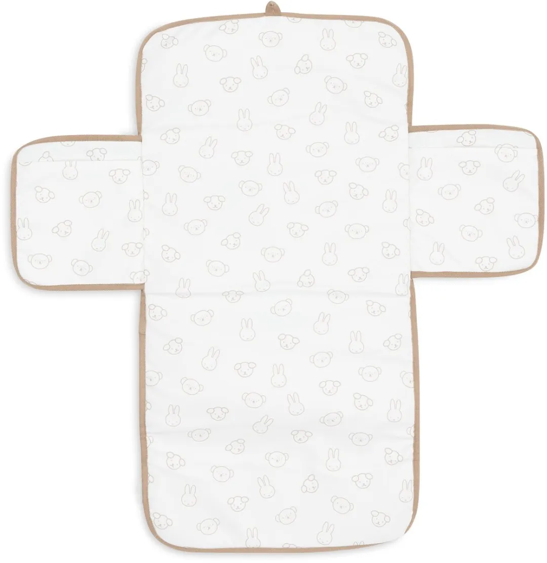 Jollein Verschoonmatjes Miffy Jacquard Teddy Biscuit
