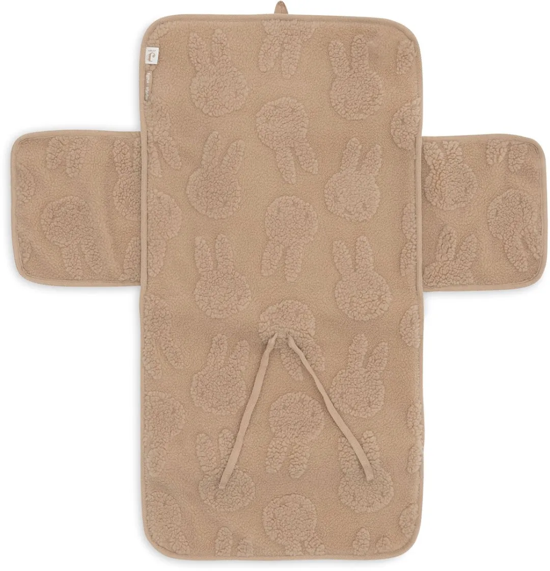 Jollein Verschoonmatjes Miffy Jacquard Teddy Biscuit