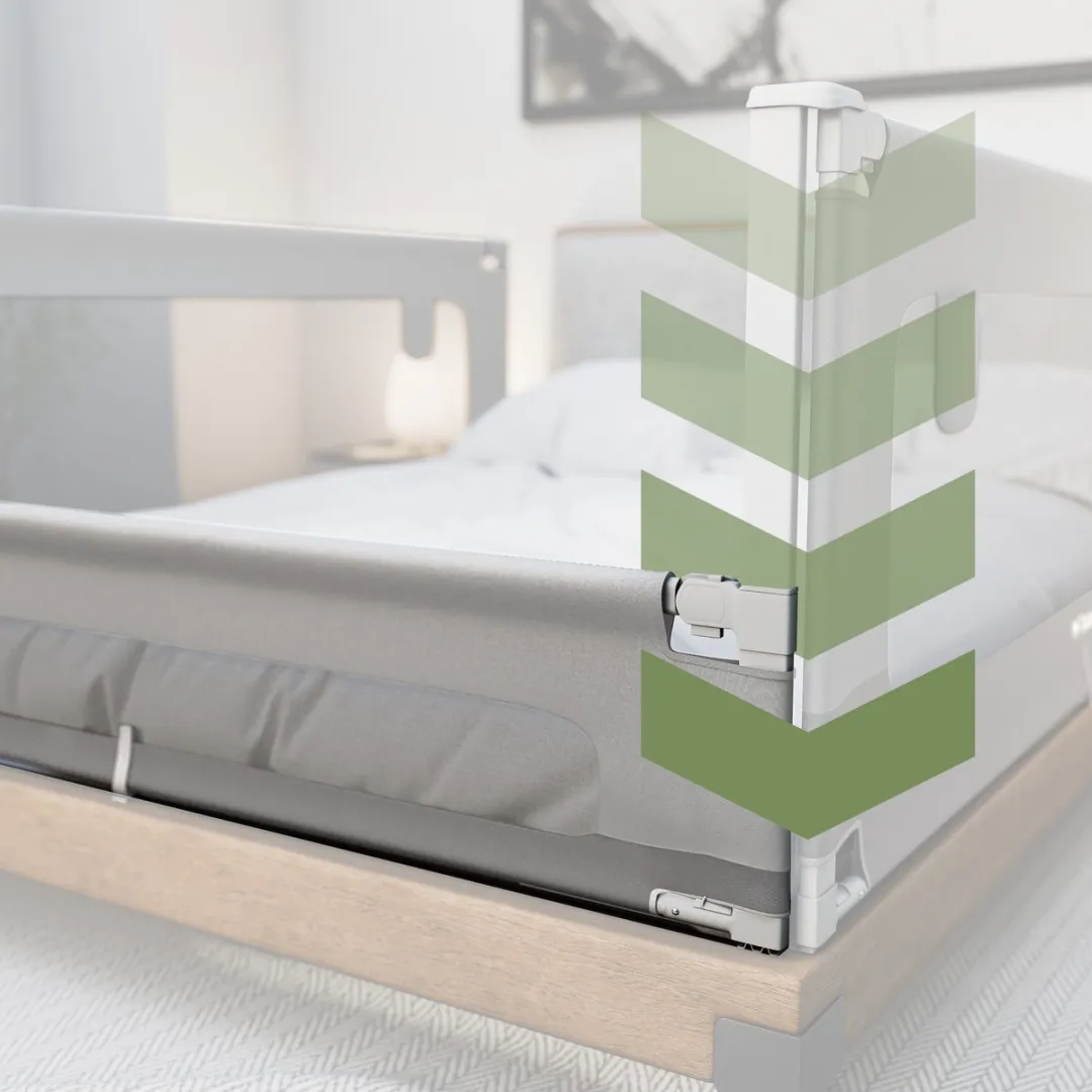 Tulano Cover 44 - Veilig Baby Bedhekje 140cm - Wit/Grijs