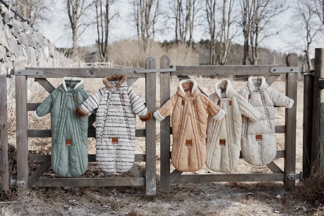 Elodie Baby Overall Skipak Voetenzak 6-12 Maanden - Beige