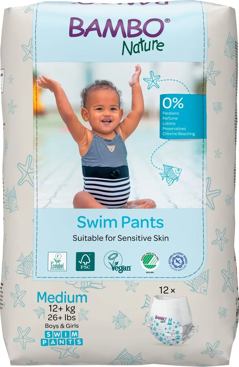 Bambo Nature Swim Pants Medium 12ST