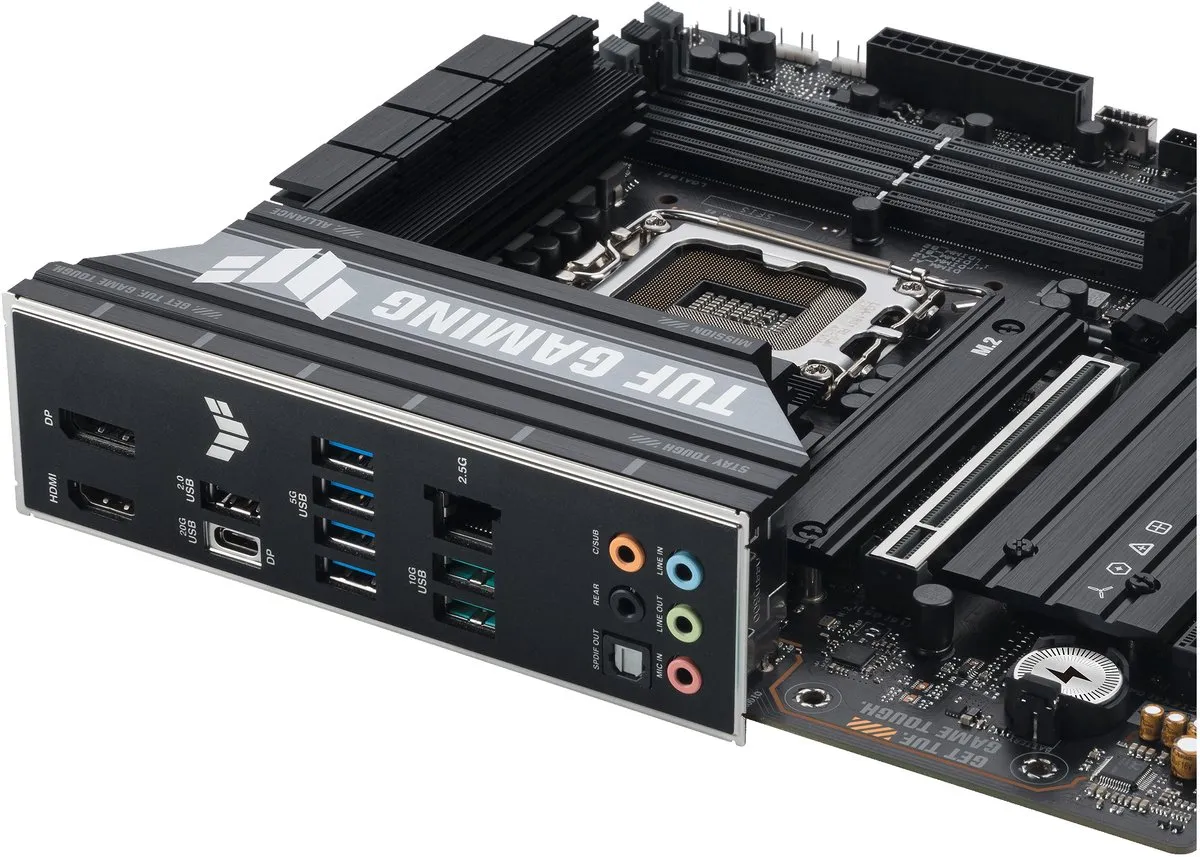 ASUS TUF GAMING B860M-PLUS Moederbord - Micro-ATX - Intel B860 - LGA 1851