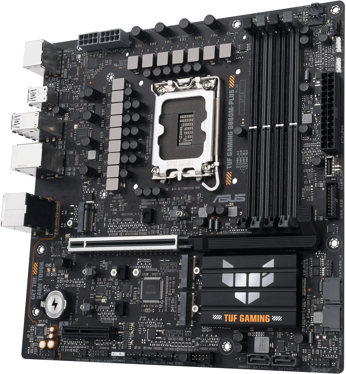 ASUS TUF GAMING B860M-PLUS Moederbord - Micro-ATX - Intel B860 - LGA 1851