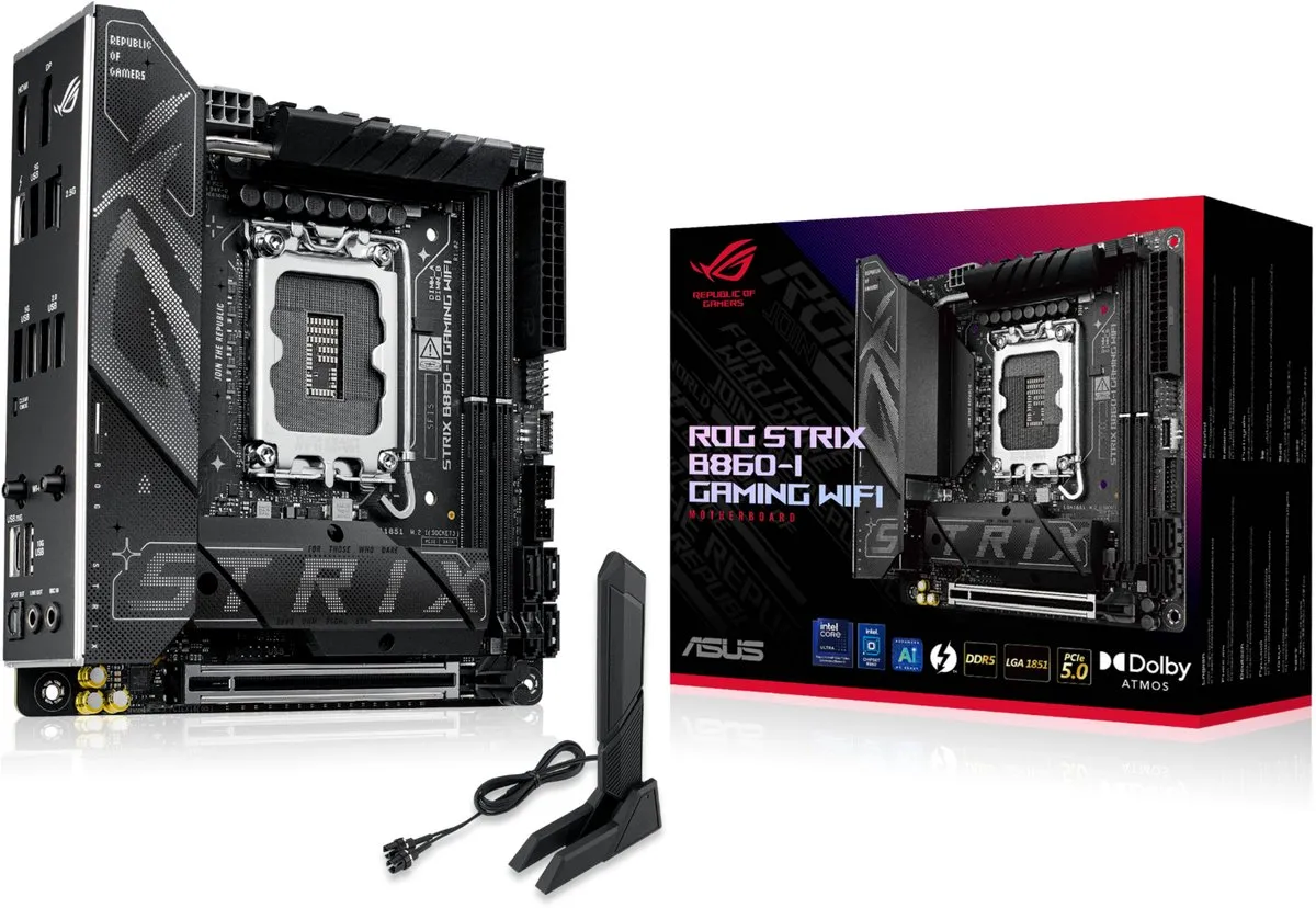 ASUS ROG Strix B860-I Gaming Wifi Mini-ITX Moederbord - Intel B860