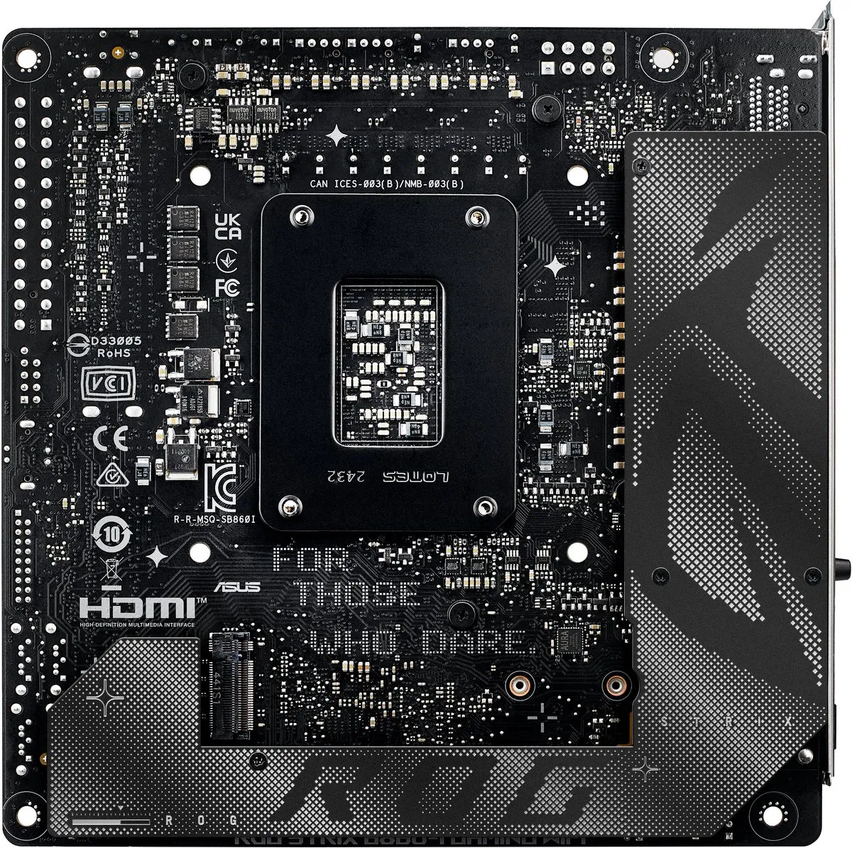ASUS ROG Strix B860-I Gaming Wifi Mini-ITX Moederbord - Intel B860
