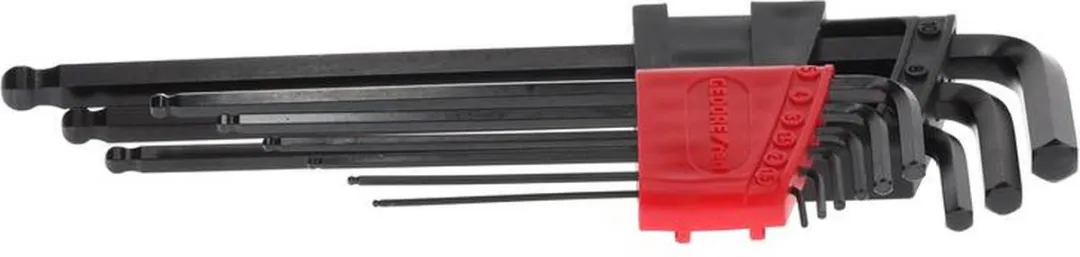 Gedore RED R36675009 Haakse Stiftsleutelset - 9-delig - Rood