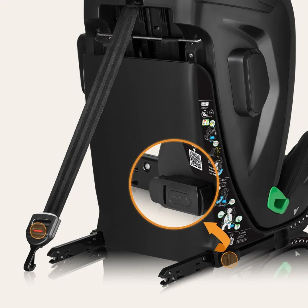 Lionelo Harper i-Size Autostoel 9-36kg - ISOFIX - Zwart