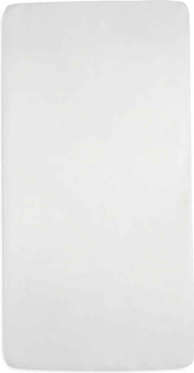 Jollein Hoeslaken Wieg Jersey Ivory - 2 Stuks
