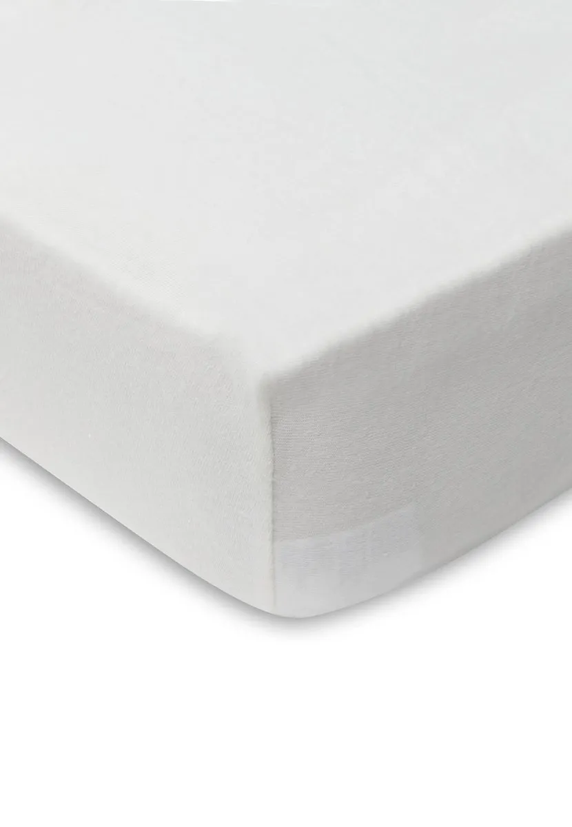 Jollein Hoeslaken Wieg Jersey Ivory - 2 Stuks