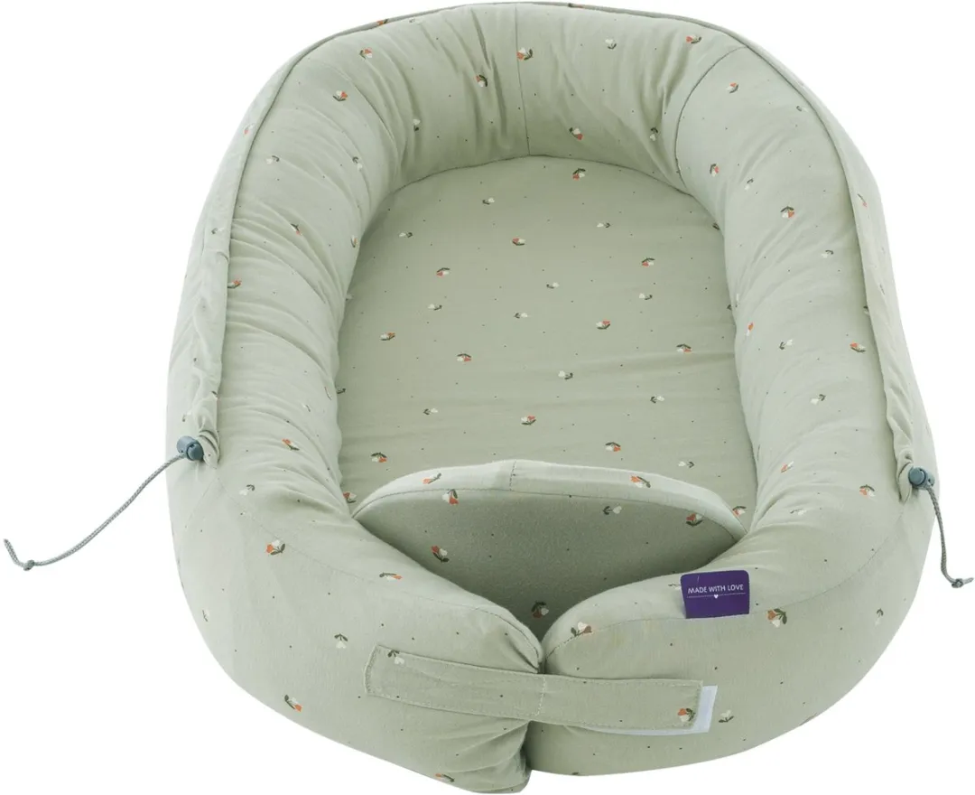 Traumeland Home Premium Babynestje Fiore Green