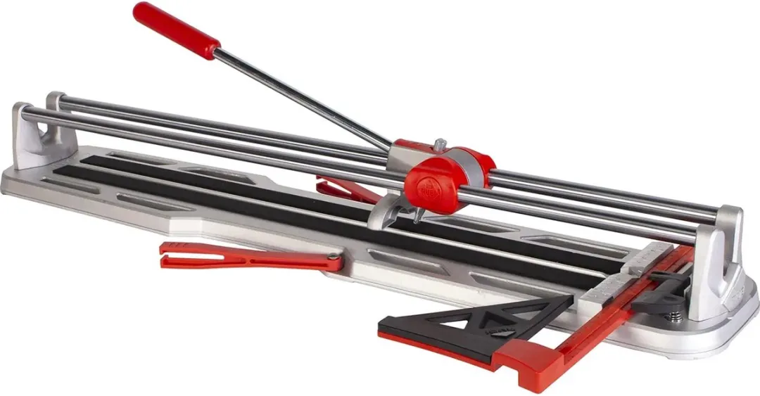 Rubi STAR-63 PLATINUM Tegelsnijder - 6cm - Rood/Zilver