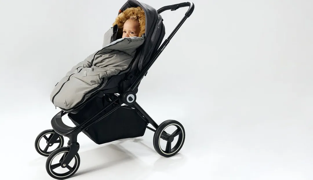 Lionelo Frode Slaapzak Kinderwagen 90x45cm - Grijs - afbeelding 6 van 6