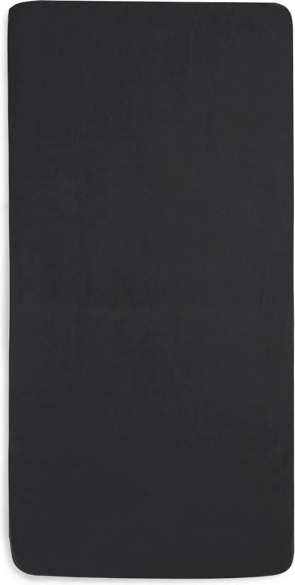 Jollein Jersey Hoeslaken Wieg 60x120cm - Zwart
