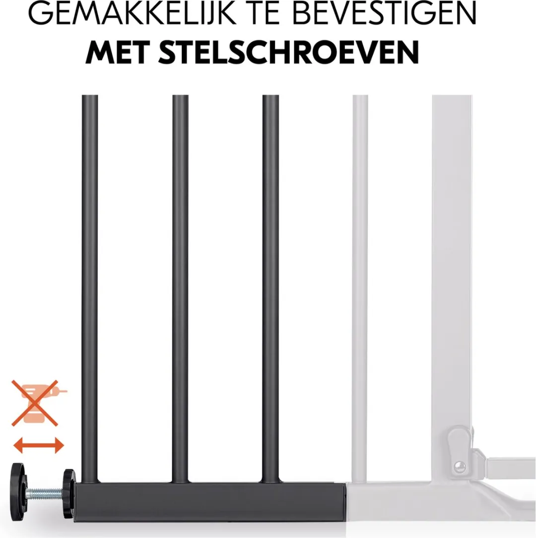Hauck Safety Gate Verlengstuk 21cm - Zwart