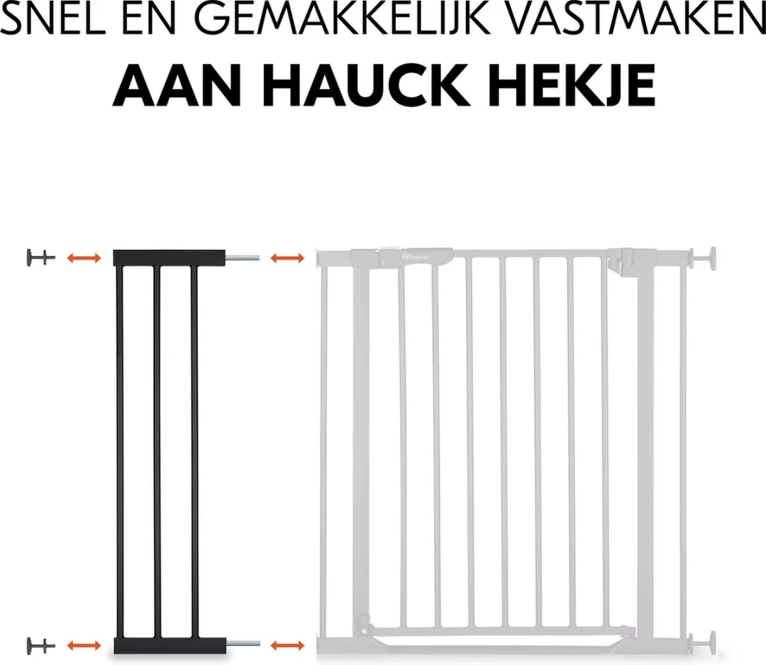 Hauck Safety Gate Verlengstuk 21cm - Zwart