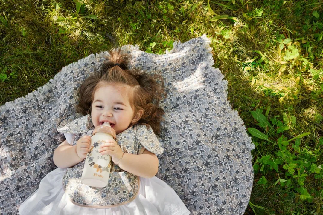 Elodie Hydrofiel Baby Deken 75x100cm - Blue Garden