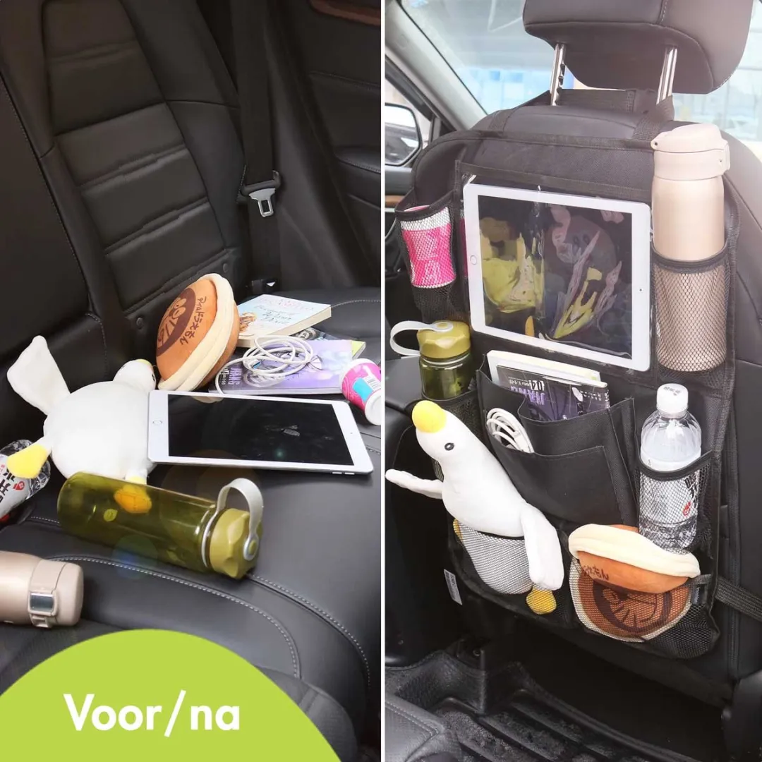 Imoshion Autostoel Organizer 2-Pack - 9 Opbergvakken - Tablethouder