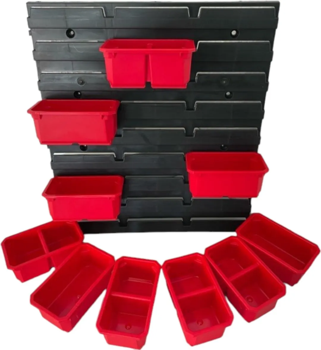 Toolbrothers RHINO Containerset Nr. 3 Werkplaatswand - Rood/Zwart - afbeelding 6 van 6
