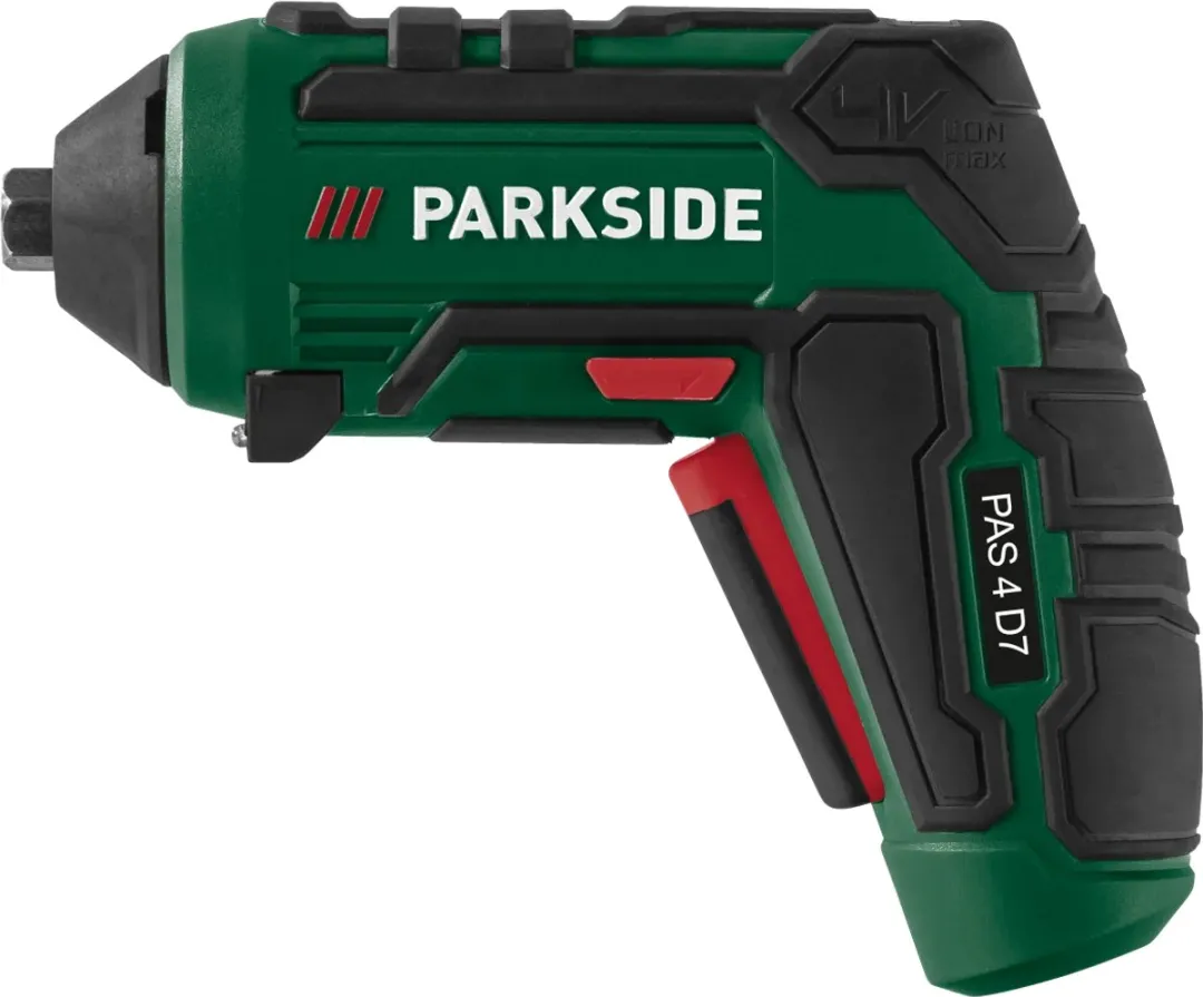 PARKSIDE Accu-schroevendraaier 4V - 10 Nm - 200 tpm - Groen/Zwart/Rood