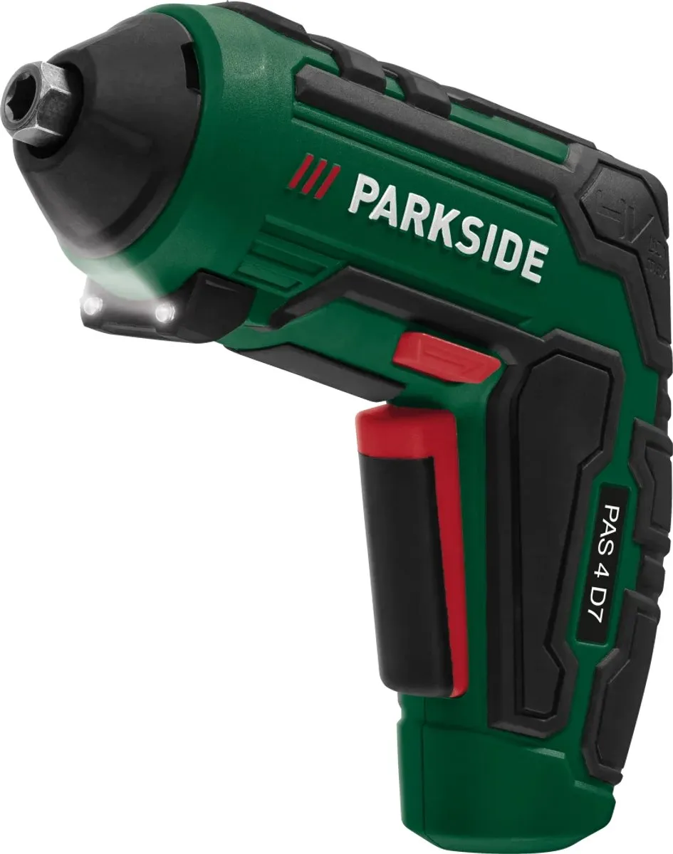 PARKSIDE Accu-schroevendraaier 4V - 10 Nm - 200 tpm - Groen/Zwart/Rood