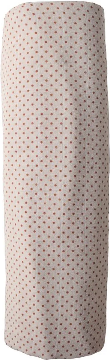 Mushie Hydrofiele Doek XL Swaddle Caramel Polka Dot