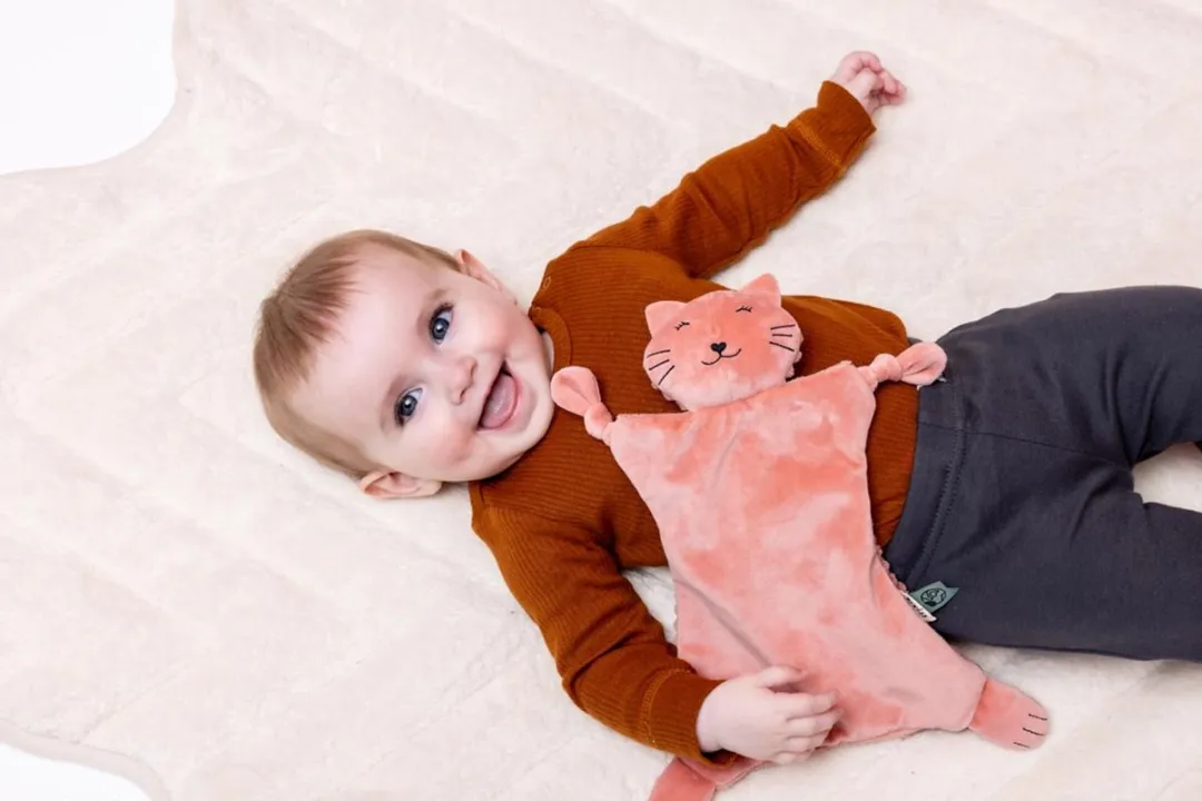 Trixie Baby Knuffeldoekje Mrs. Cat - Roze
