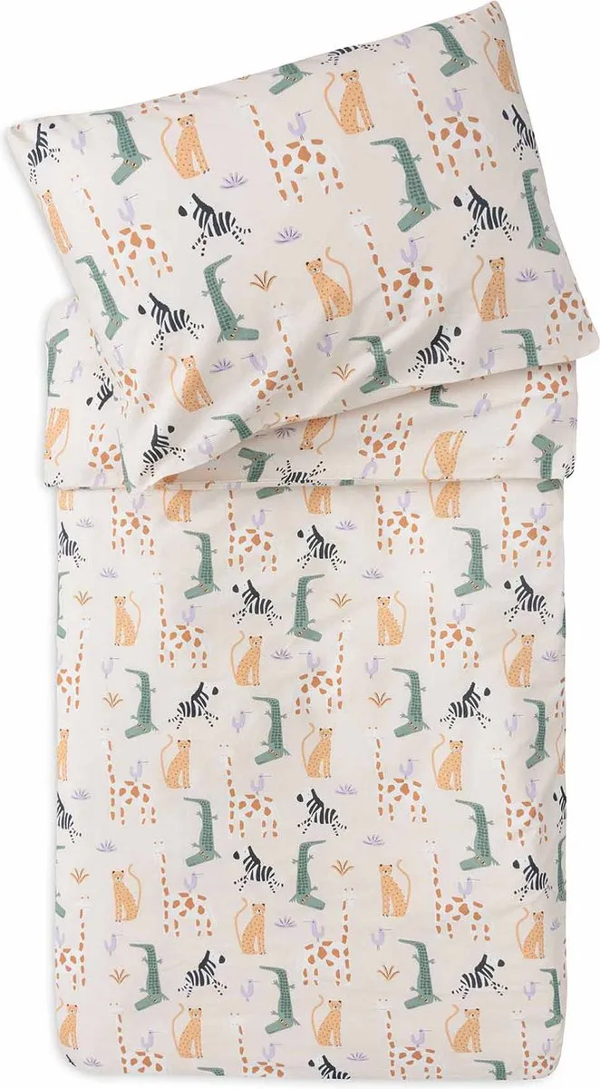 Jollein Jungle Jambo Dekbedovertrek 100x140cm