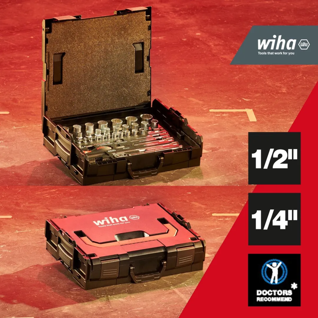 Wiha 44685 Dopsleutel-bitinzetset 1/2" 395mm - Metrisch