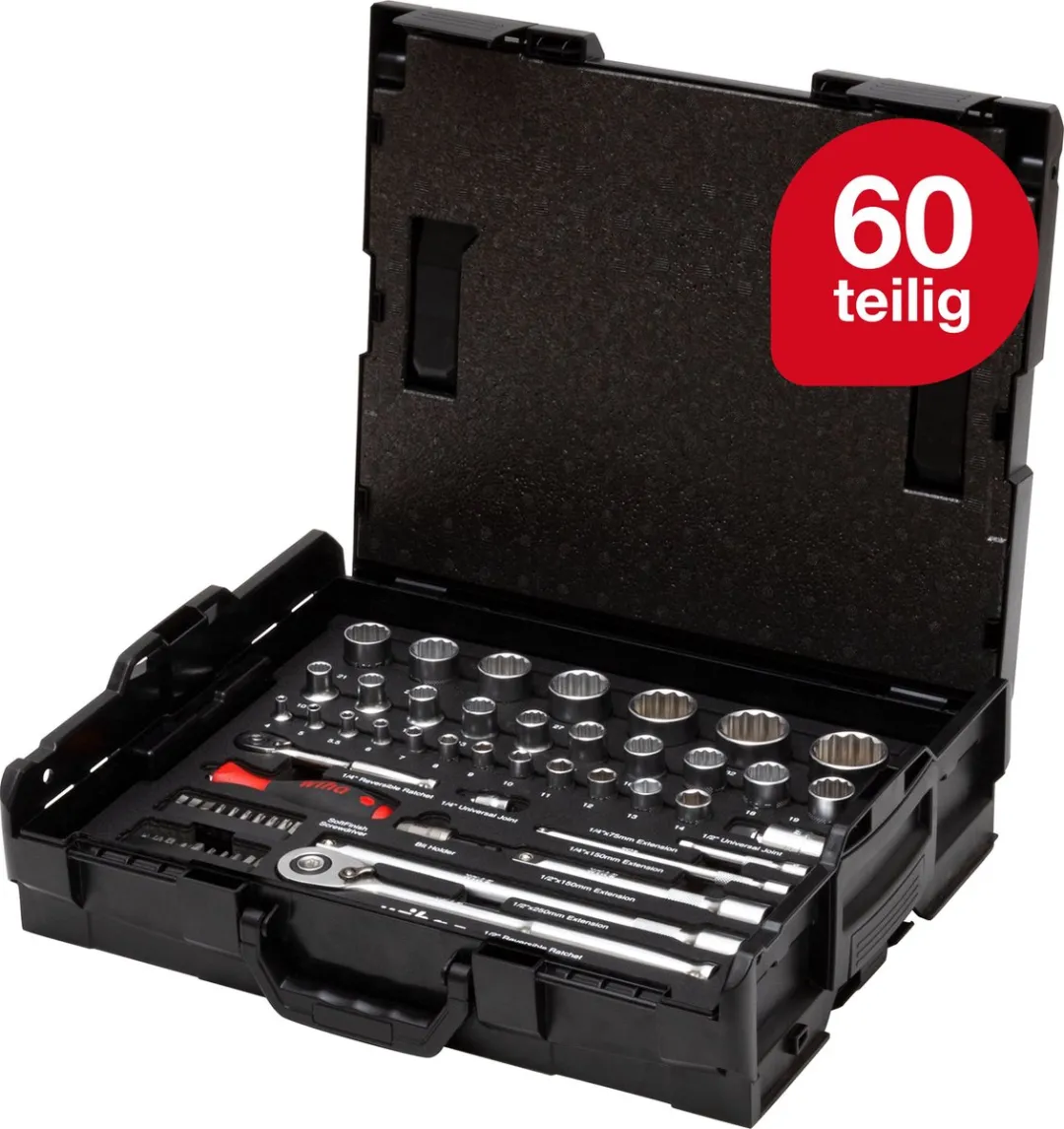 Wiha 44685 Dopsleutel-bitinzetset 1/2" 395mm