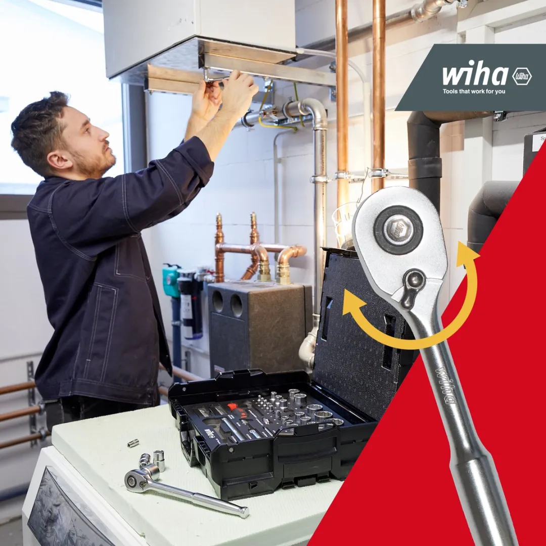 Wiha 44685 Dopsleutel-bitinzetset 1/2" 395mm - Metrisch