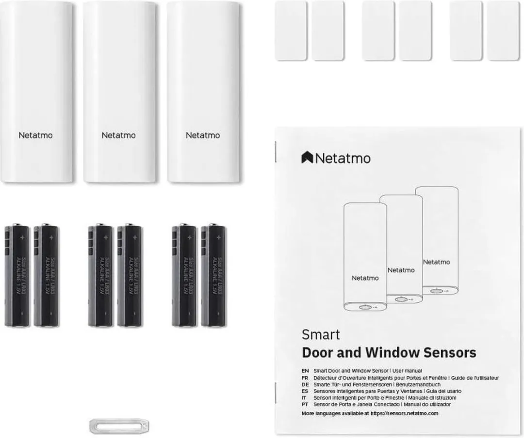 Netatmo DTG-PRO Slimme Deur- en Raamsensoren - 3 Stuks - Wit